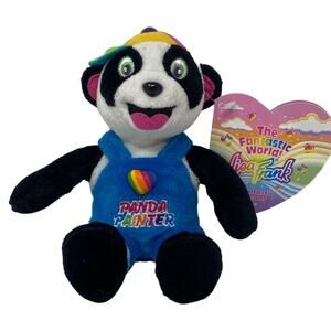 Vintage 1998 Lisa Frank Fantastic Beans Buddies Beanie Panda Painter NWT